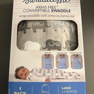 SwaddleMe Arms Free Convertible Baby Swaddle